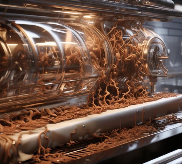 面食机械,transforming 巧克力 into 制作 machine 面食机械,transforming 巧克力 into 制作 machine